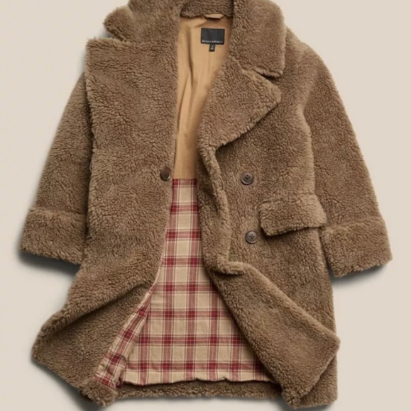 Warm Teddy Bear BR Sherpa Coat - Picture 3 of 4
